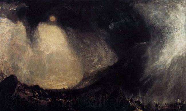 Joseph Mallord William Turner Snow Storm, Hannibal and his Army Crossing the Alps